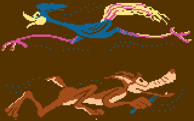 Roadrunner (1982) (Atari) Screenshot